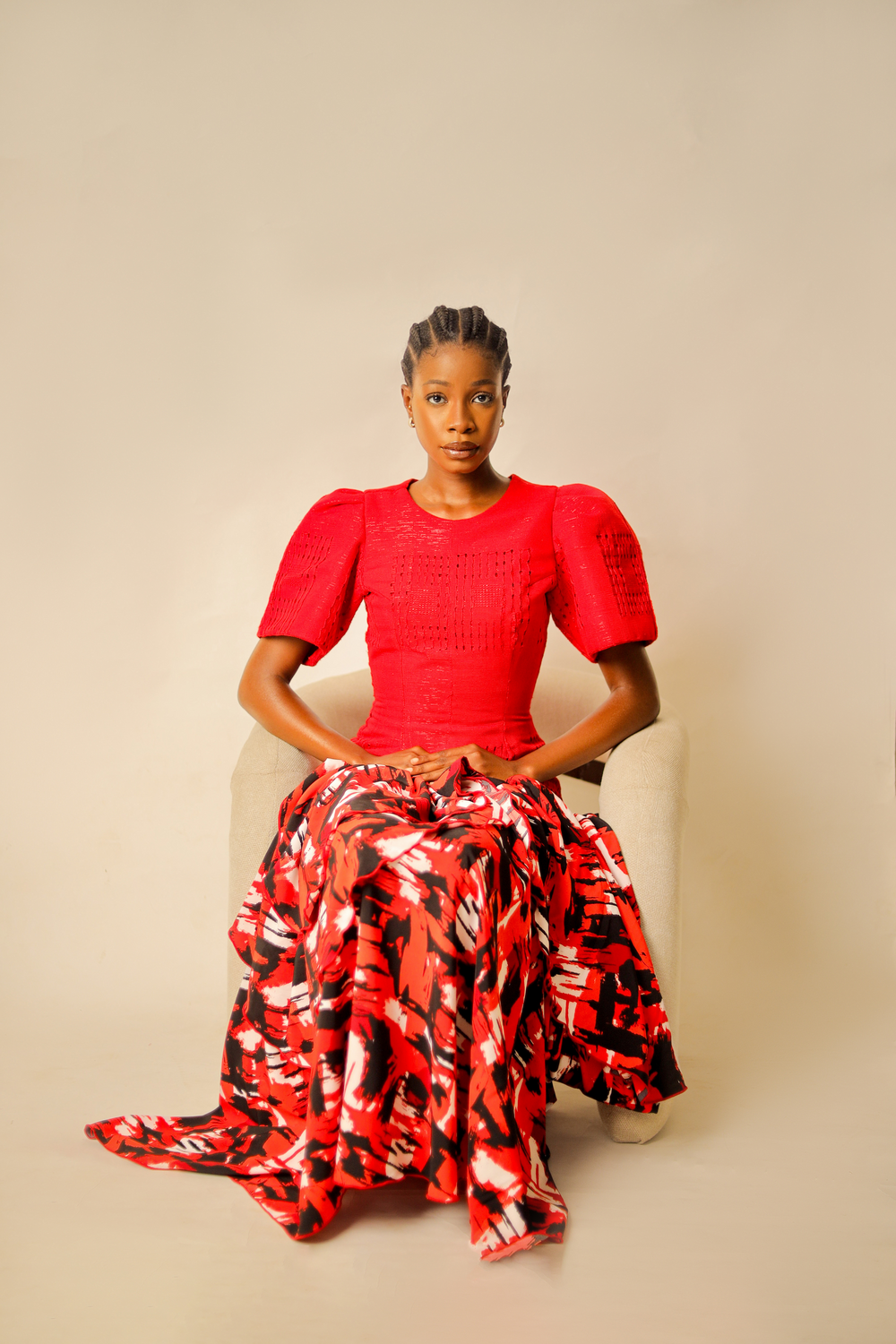 Handwoven Nigerian dress statement occasion wear ASAABA