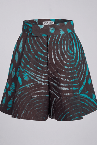 Oge Cotton High-Waisted Shorts