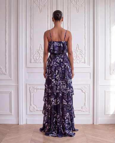 Nayo Off-Shoulder Ruffle Maxi Dress